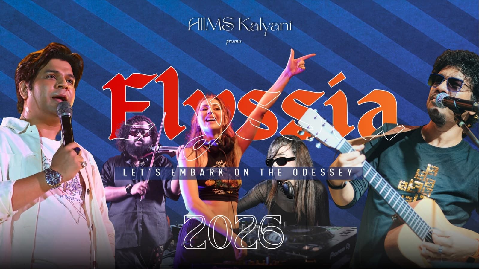Elyssia 2026 artist lineup poster featuring previous performers